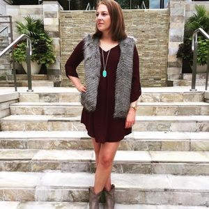 Faux Fur Jack by BB Dakota Vest